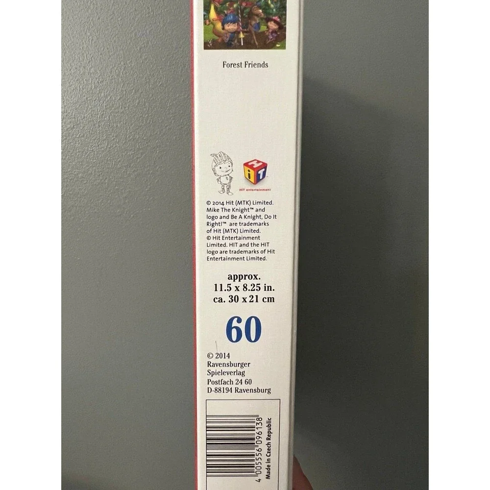 Ravensburger Mike The Knight Forest Friends 60 piece jigsaw puzzle complete